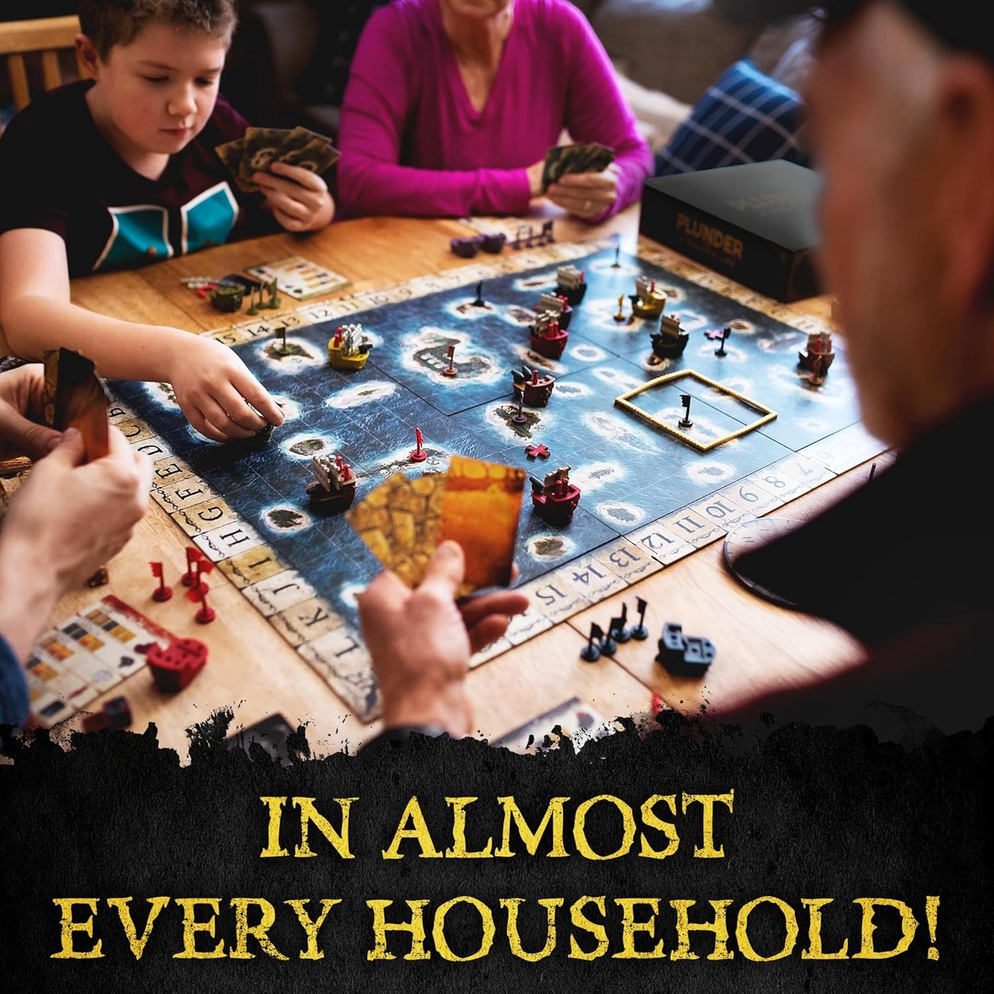 Plunder - Family Board Games - Board Games for Adults and Kids - Strategy Board Games - Fun Family Game Night - Ages 10 and Up - 2 to 6 Players