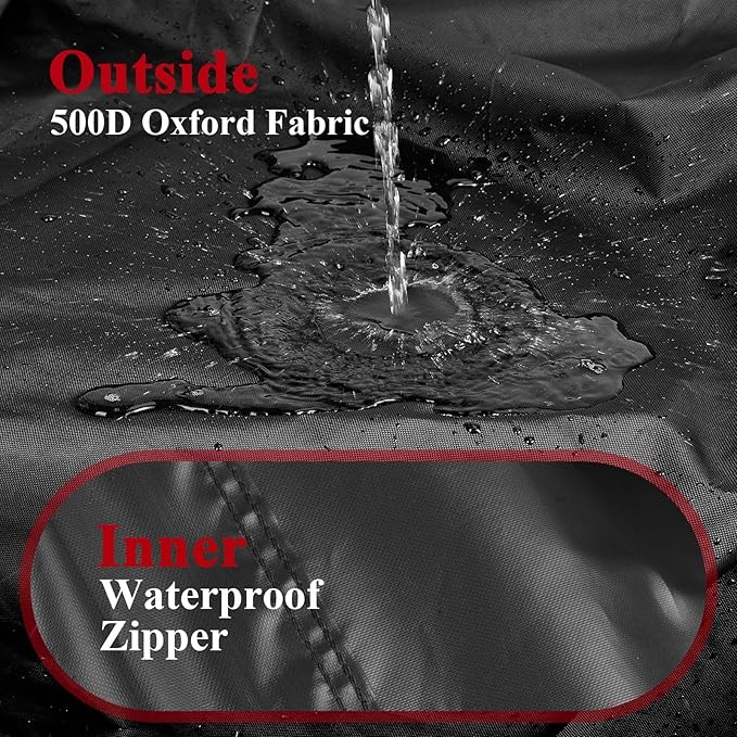 POMER Firepit Cover For NinJa Fireside360 Outdoor Heater,Water-Resistant Dust/Leaf Protection, Dual Handles, Dual Drawstring Hem — Fits for Fireside360 Fire Pit