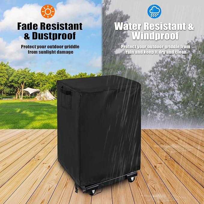 2 Burner Gas Grill Cover 32 Inch for Char-Broil Performance Series 2-Burner Gas Grills, Waterproof 32in Infrared Grill Cover for Weber Nexgrill with Collapsed Side Tables,32" x 25" x 43"