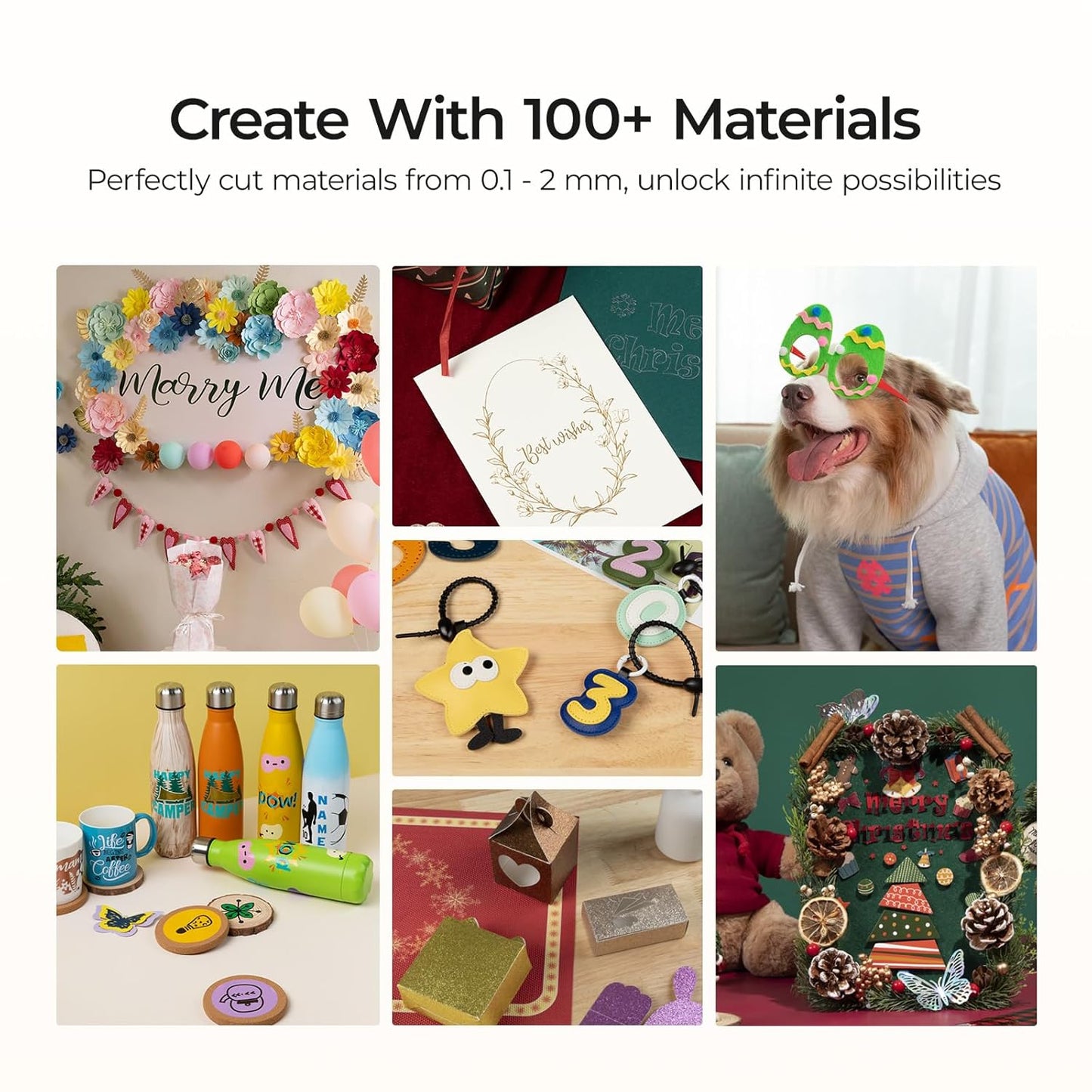 LOKLiK Cutting Machine 2 by HTVRONT - 5 in 1 Vinyl Cutter Machine with 5X Cutting Force, Cuts 100+ Materials, AI Painting, 13'' Smart Die Cutting Machine for All Crafts Cards 3D Arts Home Decor