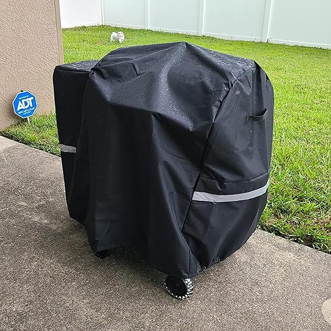 73700 Grill Cover for Pit Boss 700FB, Lexington 500, Lexington 540, Classic 700 Wood Pellet Grills, Heavy Duty 600D Waterproof Fabric BBQ Cover for Pit Boss 400FB,Pro 600 and Z Grill 550B, with Handle