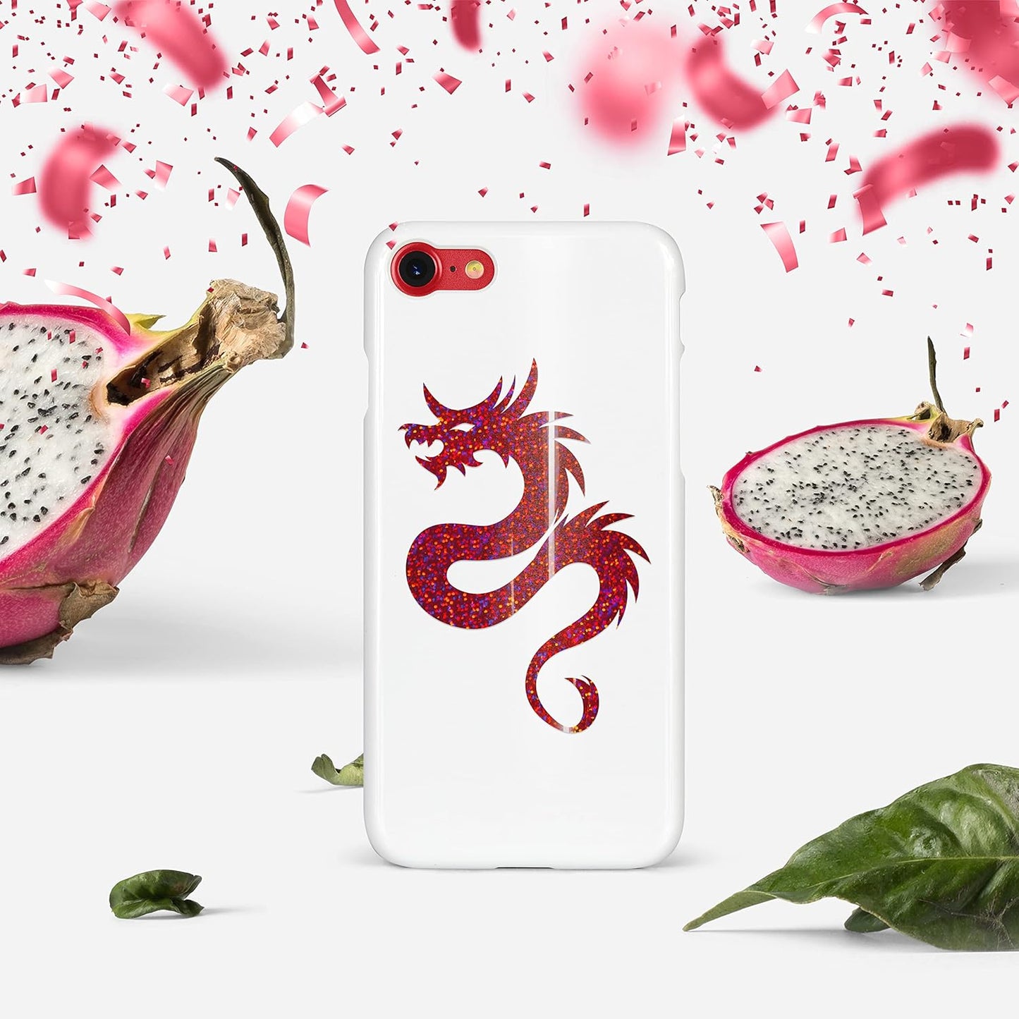 VViViD Mosaic+ Crafting Vinyl (Red Holographic Glitter, 1ft x 5ft)