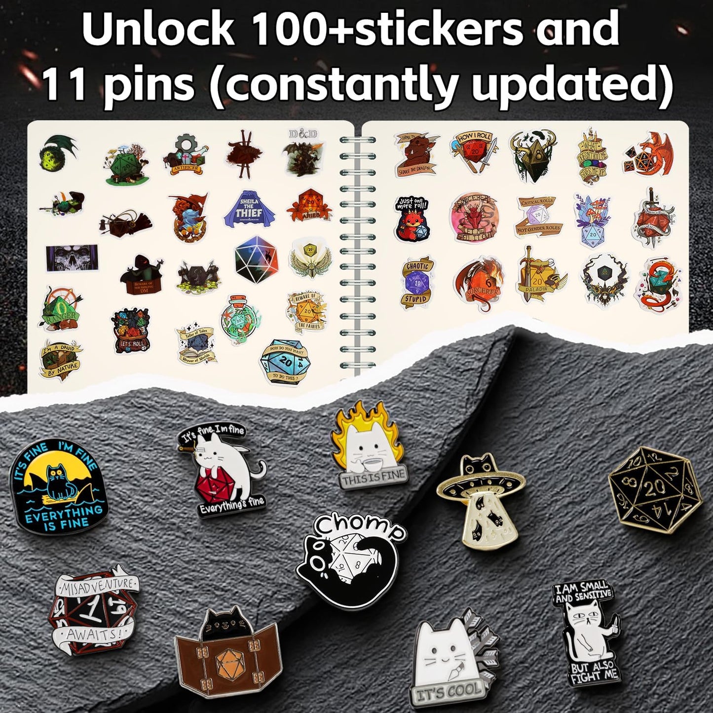 Coyeekn Mystery Dice Set - DND Dice Set - Polyhedral Dice, Dice Goblin, RPG Dice Set, Suitable for Role Playing, Table Games(Mystery Pack of 6)