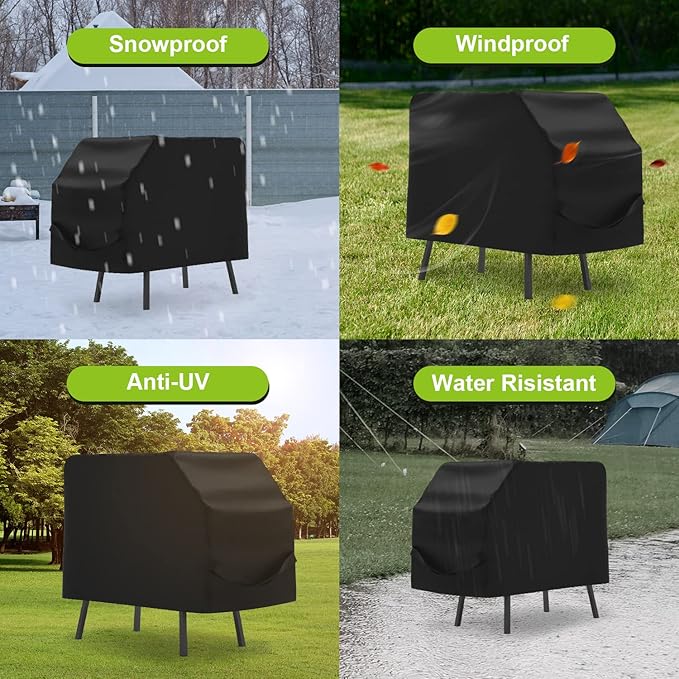 Griddle Cover for Blackstone 17" 22 Inch Griddle with Hood and Stand, 600D Heavy Duty Polyester Waterproof Griddle Cover for Blackstone 22"