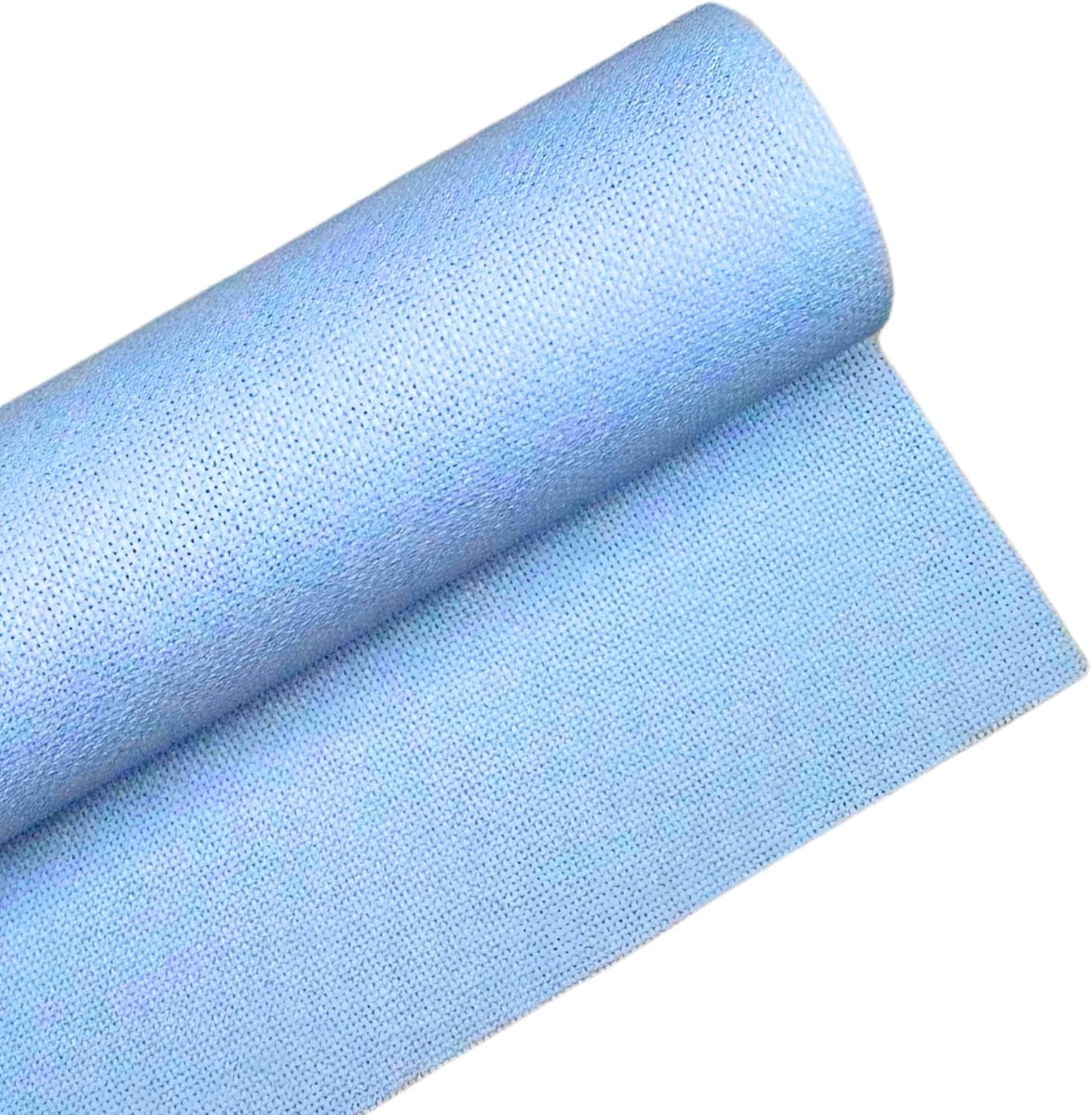 2 Sheets of Light Blue 14 Count Aida Cloth – 21 x 21 Inch Pre-Cut Fabric Squares – Cross Stitch Fabric – 100% Cotton – Ideal for Needlework & Embroidery – The Knotty Unicorn