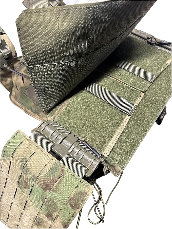 Redemption Crusader 2.0 Molle Quick Release Buckles Airsoft Vest With Adjustable Size Sides And Triple Pouch