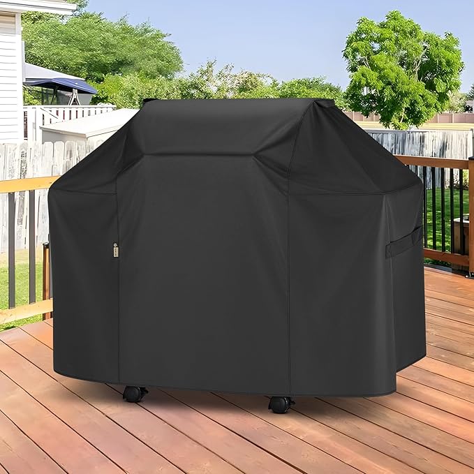 Arcedo Grill Cover 52 Inch Compatible with Weber Spirit 200 and 300 Series, Genesis Silver A/B Gas Grill, Waterproof Heavy Duty Outdoor Fade Resistant BBQ Cover for E310, Compared to 7106