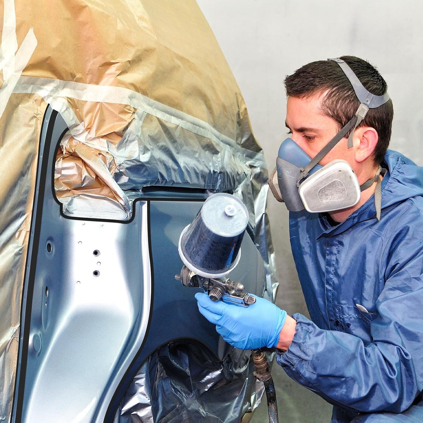 Epakh 4 Rolls Pinstripe Tape, Masking Tape in 1/16, 1/8, 1/4 and 1/2 Inch Wide, for Painters Automotive DIY Car Auto Paint Art(Black,55 yd)