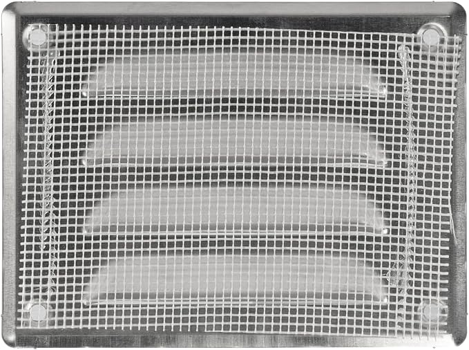 Repa Market 5.5" x 4" Inch Aluminum Air Vent Cover with Screen Mesh – Scratch-Resistant Louvered Grille – for Ceiling or Wall – HVAC Return or Supply Vent – Indoor Outdoor Use