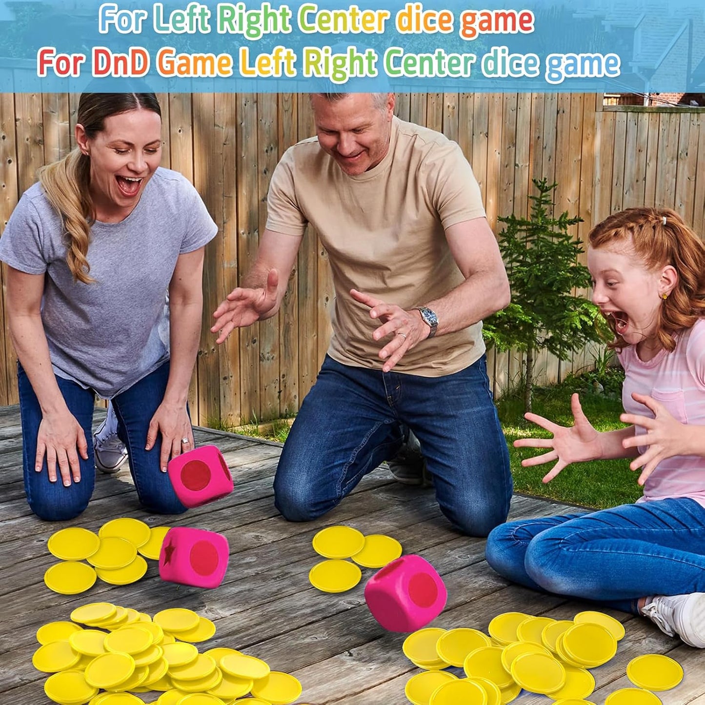 Coopay 600 Pieces Plastic Poker Chips Learning Counters Disks Bingo Chip Counting Discs Markers for Math Practice and Poker Card Game Tokens, Teaching Rewards, 38 mm/ 1.5 Inches (Yellow)