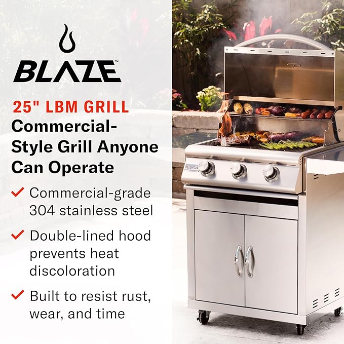 4 Burner Blaze Grill (32”) NAT GAS