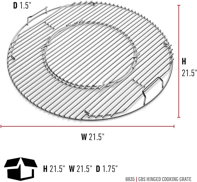Weber Gourmet BBQ System Hinged Cooking Grate