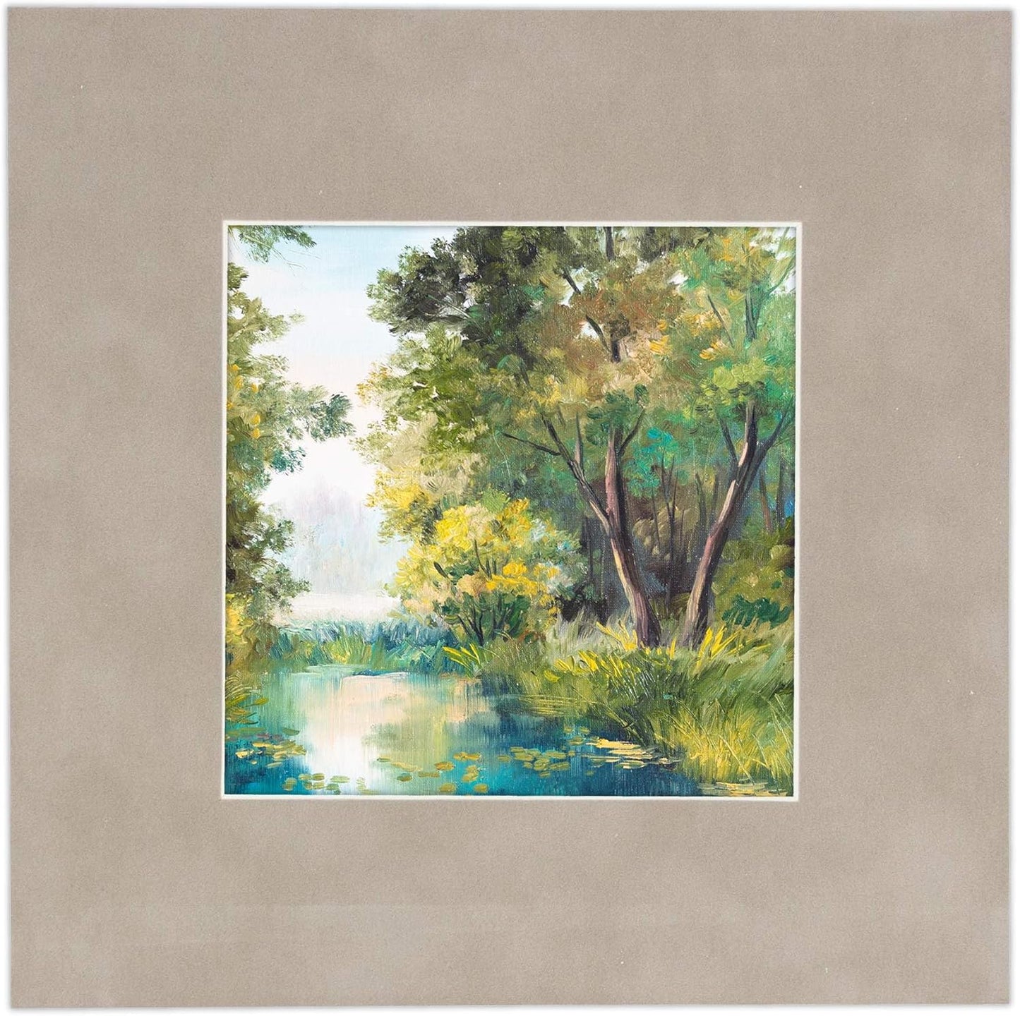 11x14 Grey Suede Matboard Bevel Cut for 8.5x11 Photos - Acid Free Light - For Pictures, Photos, Framing - 4-ply Thickness