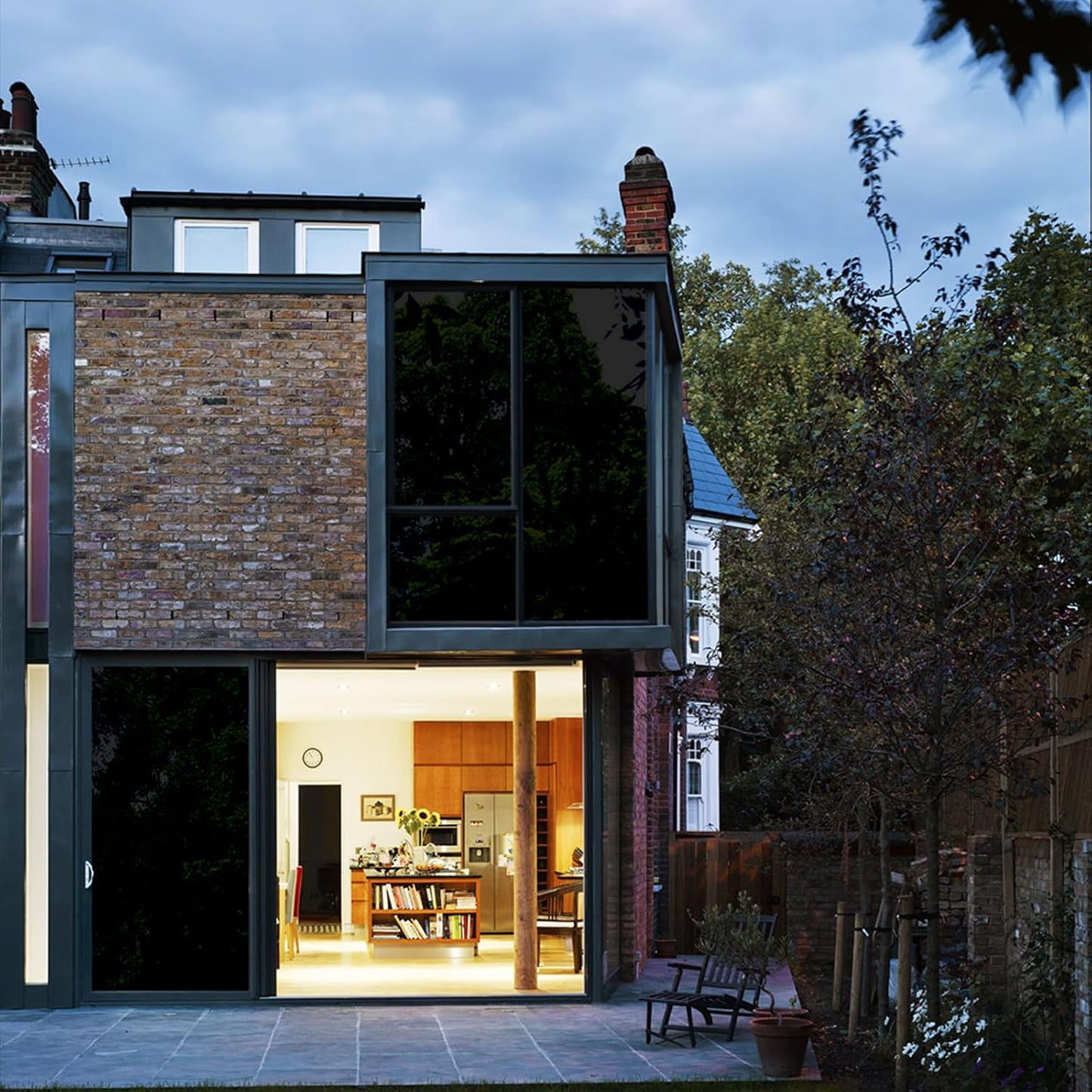 LEMON CLOUD Total Blackout Window Film Privacy Static Cling Frosted Black Window Covering 100% Opaque Film Tint Darkening Removable Film for High Privacy，(Blackout Tulip Design,35.4 x78.7 inches)