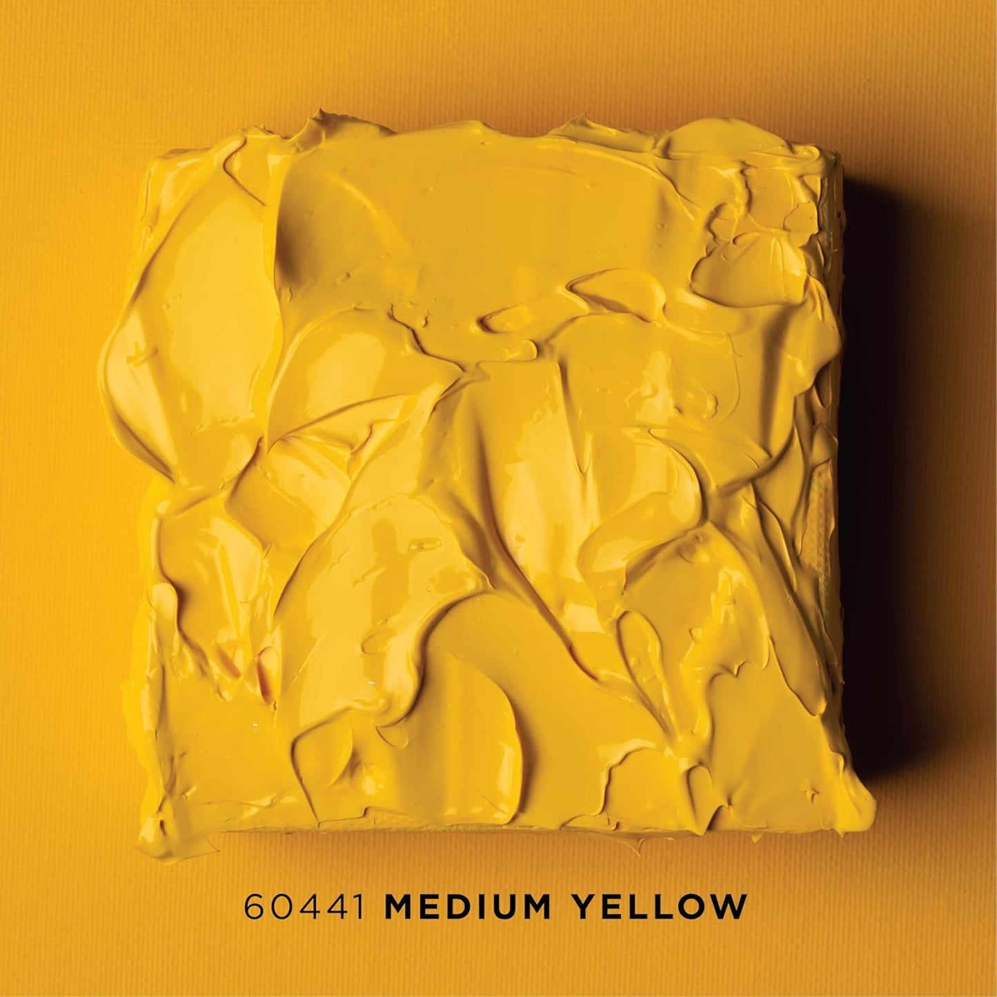 FolkArt Super Thick Acrylic Paint with a Textured Finish, Medium Yellow, 4 oz