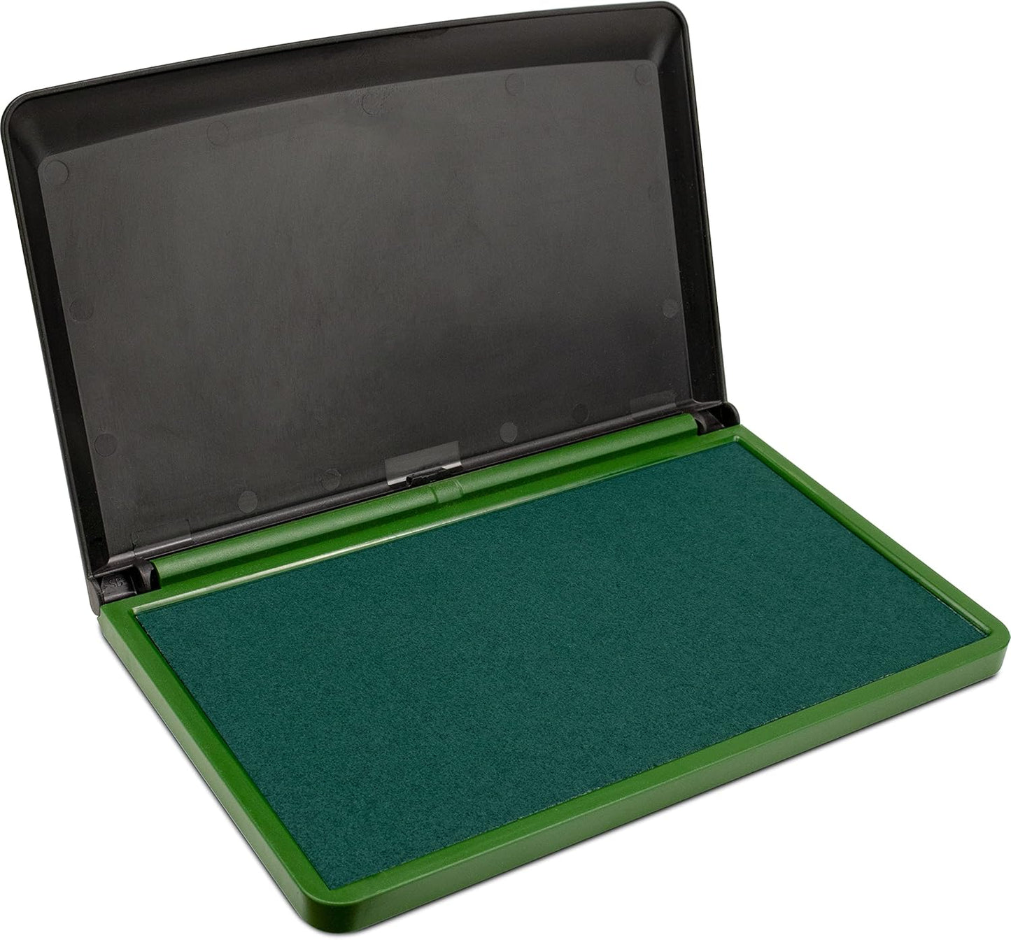 MaxMark Large Premium Green Ink Stamp Pad - 3.5" x 6.25" - Quality Felt Pad