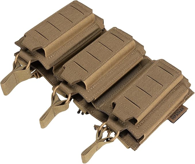 EXCELLENT ELITE SPANKER Tactical Open-Top Single/Double/Triple Molle Mag Pouch for Pistol Mag Pouch Tactical Bag Accessories Holder