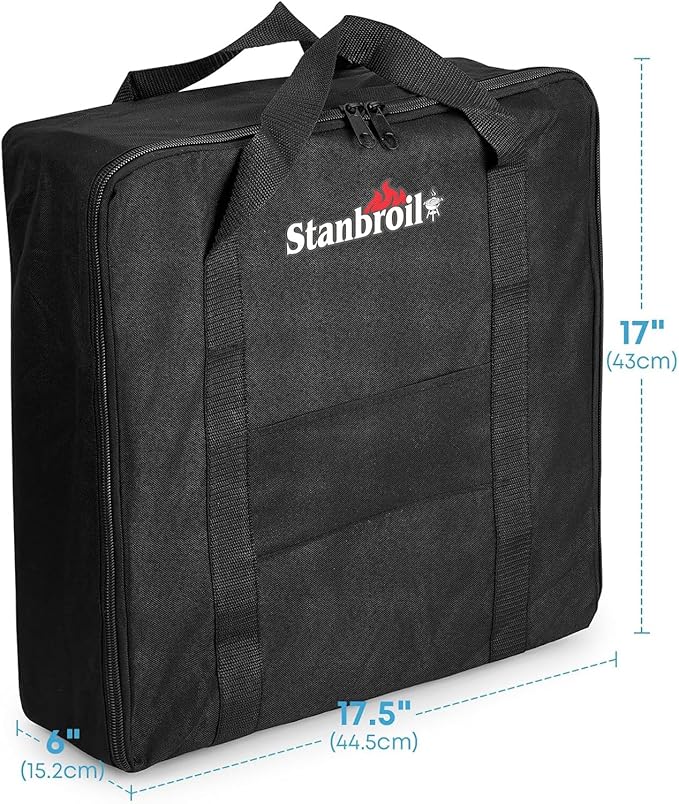 Stanbroil Carry Bag for 17 Inch Blackstone Tabletop Griddle Without Metal Hood, Black