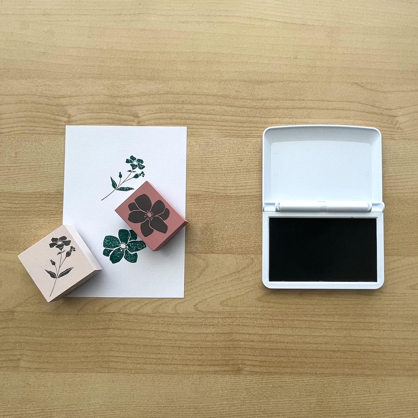 COLOP Make Series, Ink Stamp Pads, with Non-Toxic Premium Ink, Water-Based Acid-Free (Fir Forest, Make 2-2-3/4" x 4-1/4")