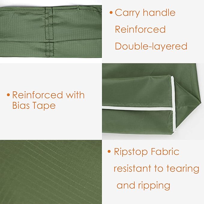BeeGreen Green Reusable Grocery Bags Wholesale Green Reusable Kitchen Bags Bulk Foldable-Machine Washable with Zipper Storage Pouch 10 Packs