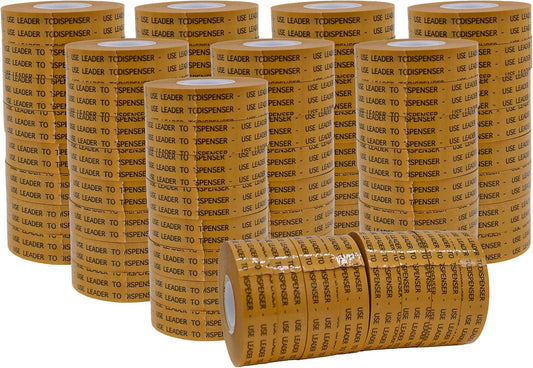 WOD General Purpose ATG Tape, 1/2 inch x 36 yds. (Set of 72 Rolls) Adhesive Transfer Tape Glider Refill Rolls Clear Adhesive on Gold Liner (Acid Free) RWATG20