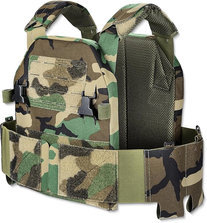 LPPC V.2 Tactical Vest, Low-Profile Vest, Modular, Placard Compatible, Made from 1000D Nylon Laminates MultiCam