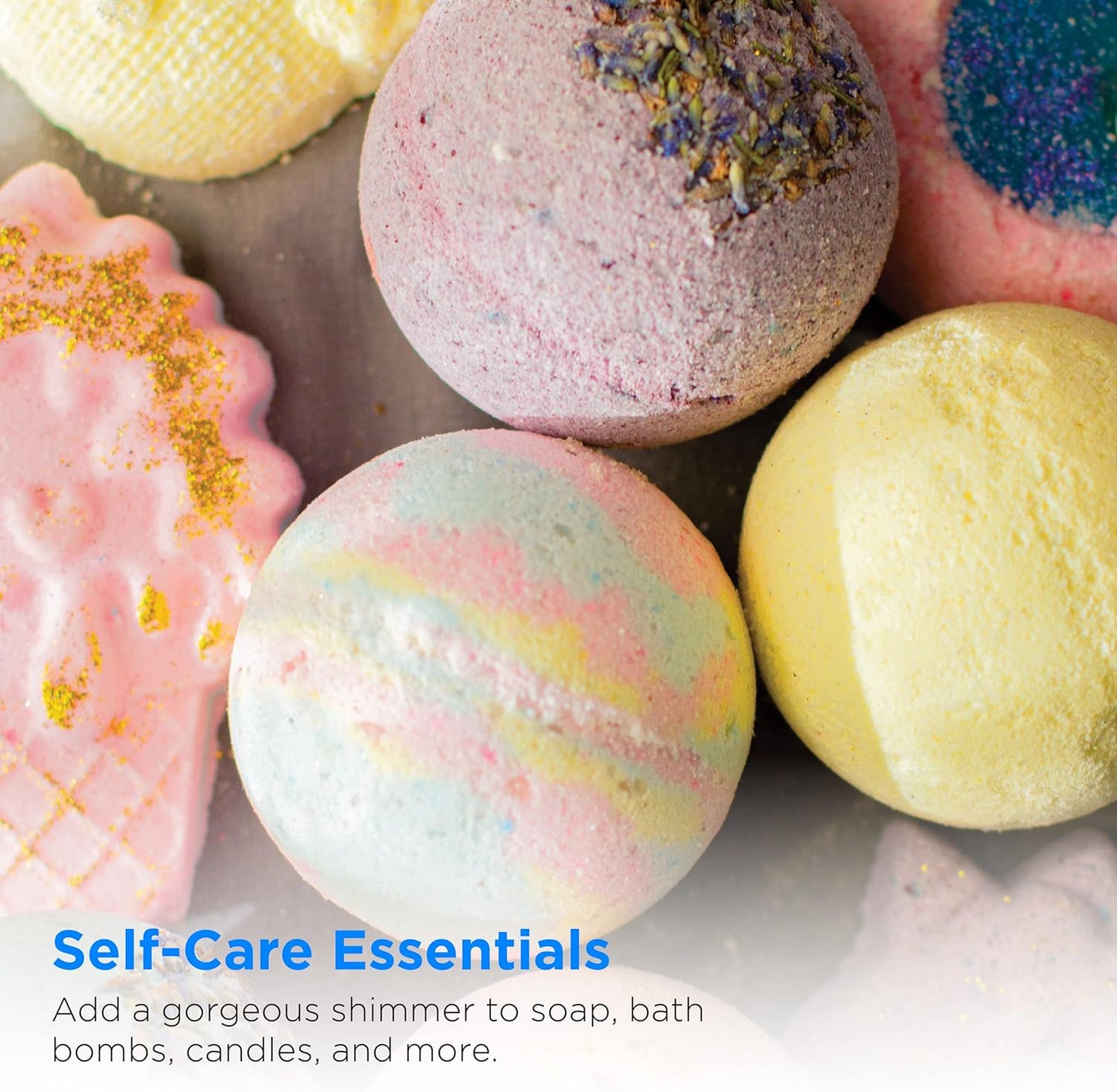 Rolio Mica Powder Pearlescent Color Pigment - Art Set for Resin Epoxy - for Soap Making, Nail Polish, Lip Gloss, Eye Shadow, Slime & Candle Jars - 5g, 24 Bags - Original Set