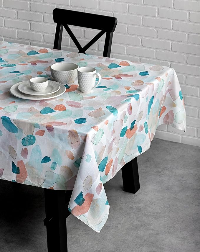 Maison d' Hermine Table Cloth Rectangle Table 100% Cotton 70 x 90 Inches Tablecloth Reusable Decorative for Dining Room, Farmhouse, Home, Party, Festive & Wedding Spring Summer - Summer Picnic