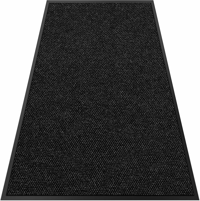 Custom Size Extra Large Front Door Mat, 4FT x 11FT Indoor Outdoor Entrance Commercial Floor Mat, Heavy Duty Dirt Trapper Doormat for Entryway Welcome Mat, Low Profile, Non-Slip, Waterproof