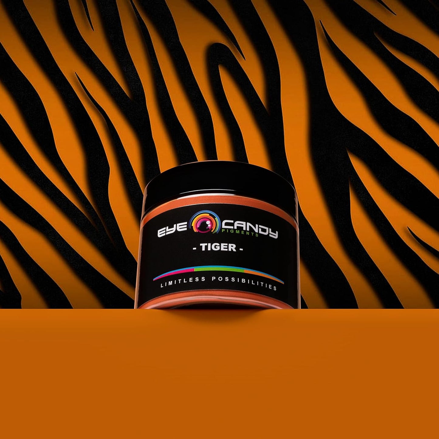 Eye Candy Pigments Premium Orange Mica Powder - Tiger (25gr) - for Epoxy, Resin, Soap, Paint, Woodworking, Acrylic Pouring, Bath Bombs, Fishing Lures - DIY Arts and Crafts Additive
