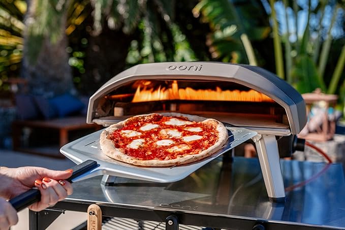 Ooni Koda 16 Gas Pizza Oven - Pro Pizza Oven Bundle - Includes 14" Aluminium Pizza Peel and Koda 16 Cover