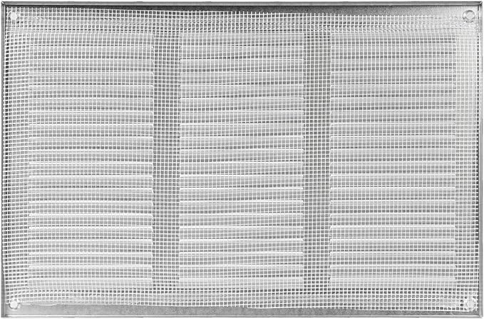 Repa Market 12x8 Inch Air Vent Cover/Galvanized Steel Louvered Grill Cover with Mesh Screen/Wall or Ceiling Vent/Durable Flush Mount HVAC Register for Indoor and Outdoor Ventilation