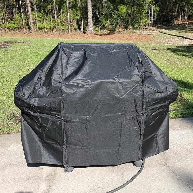 58" Grill Cover for Weber Genesis II, Genesis II LX 300 Series and Genesis 300 Series Gas Grills, Heavy Duty Waterproof UV and Fade Resistant Cover Replace Weber 7130, Outdoor BBQ Cover