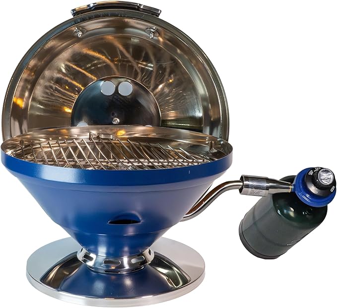 Magma C10-105-MB Midnight Blue Beach Fire Gas Grill | Portable Gas BBQ | Compact Propane Grill | Stylish Outdoor Cooker