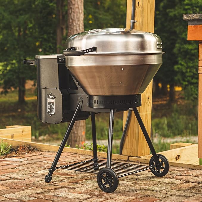 recteq Pellet Grill RT-B380 Bullseye + Cover, BBQ, Outdoor, and Electric Pellet Smoker Grill, Electric Smokers, Uses 100% Wood Pellets for Ribs, Brisket, Chicken, Sear, Smoke
