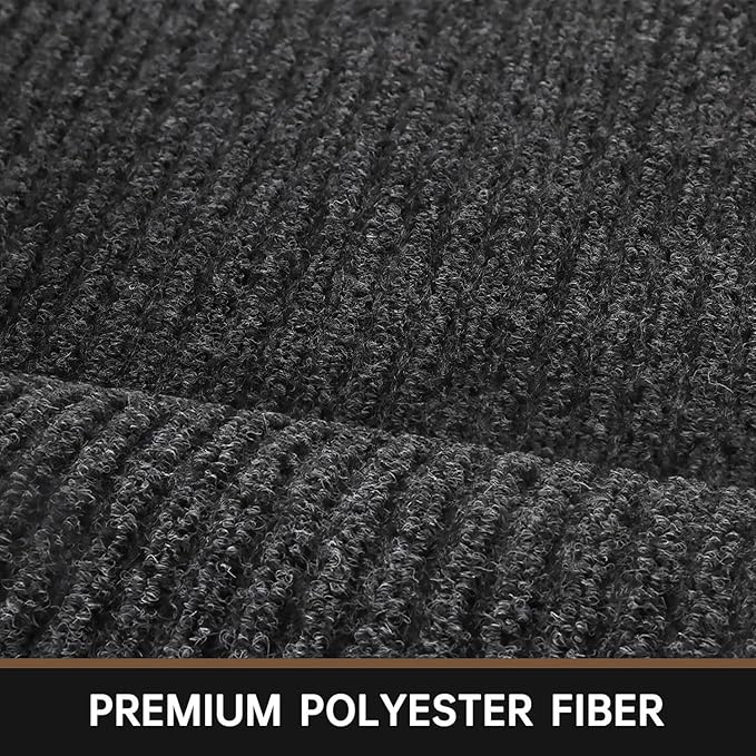 Front Door Mat, 60" x 36" Heavy Duty Indoor Outdoor Doormat, Non-Slip Welcome Mats for Entryway, Rubber Backing Low Profile Commercial Door Mats