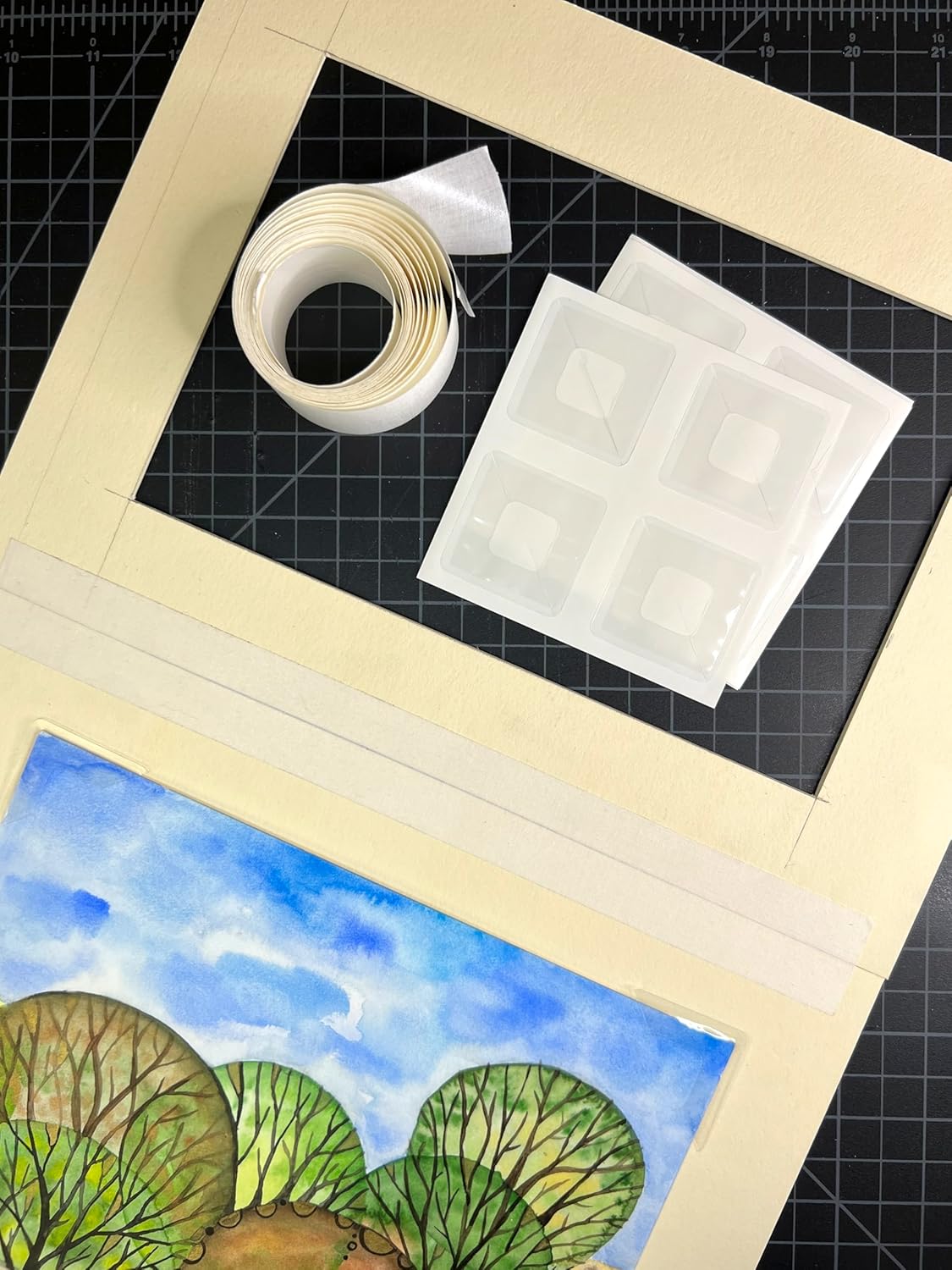 Lineco, Self-Adhesive Polypropylene Mounting Photo Corners, 1.25" Full View, Pressure Sensitive, Non-Yellowing Acrylic Adhesive (Pack of 48) 2 Packs