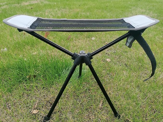 Portable Camping Chair Foot Rest Stool Lightweight Heavy Duty Folding Outdoor Picnic Beach Travel Fishing Backpacking,Durable 600D Oxford Cloth,Sturdy Aluminum Alloy Frame,with Carry Bag