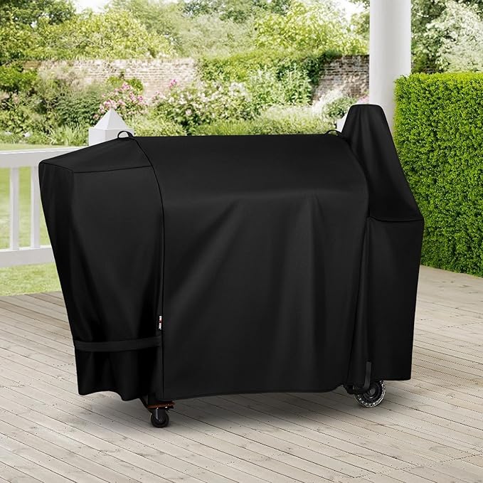 Unicook Pellet Grill Cover for Pit Boss Austin XL, Heavy Duty Waterproof Wood Pellet Smoker Cover Compatible with PB Rancher XL, 1000/1100 Pro Grills, Fade Resistant Outdoor BBQ Protector