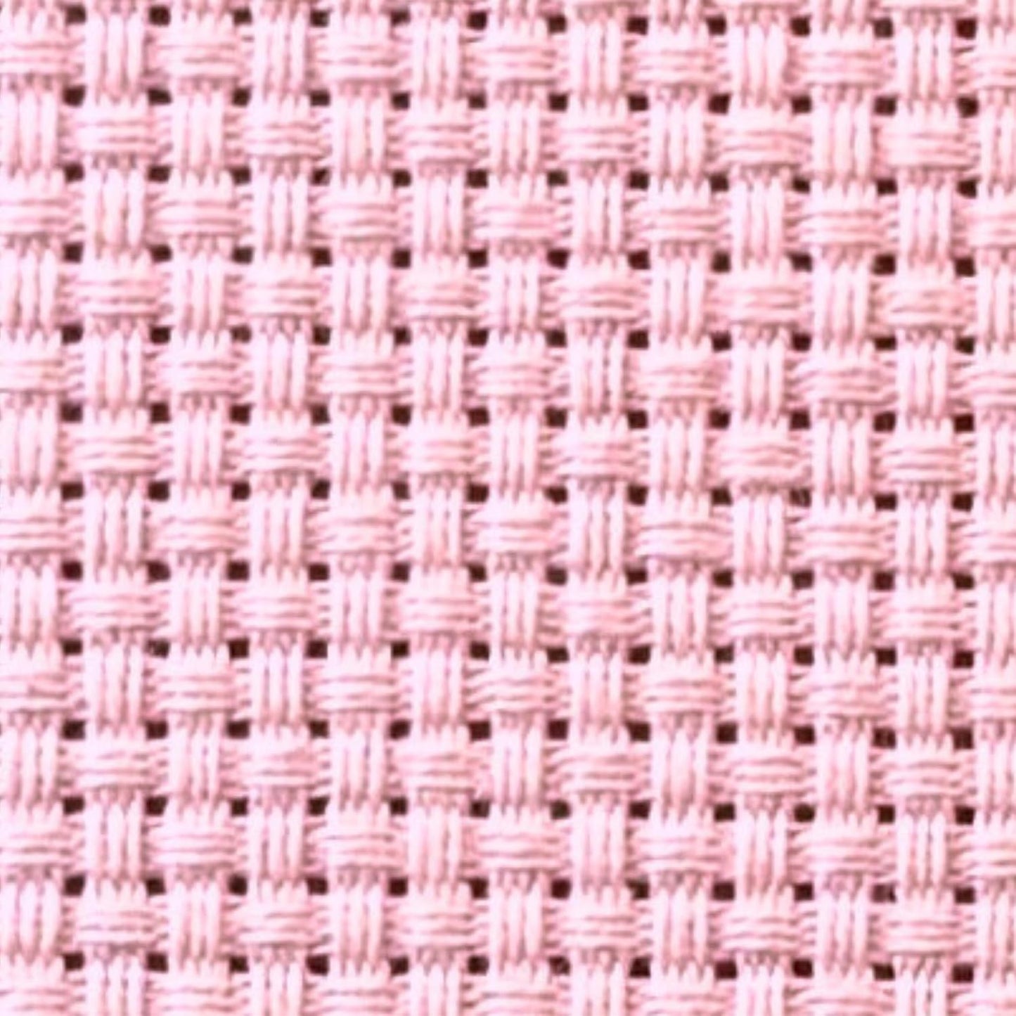 2 Sheets of Pink 11 Count Aida Cloth – 21 x 21 Inch Pre-Cut Fabric Squares – Cross Stitch Fabric – 100% Cotton – Ideal for Needlework & Embroidery – The Knotty Unicorn