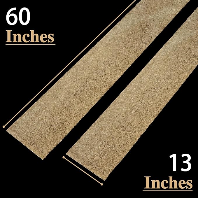 Fave Gold Table Runners 60 Inches Heat Resistant Table Runner Line Shaped Short Table Runner Washable Table Mats for Wedding Party Banquet Event Dining Decoration (Line )