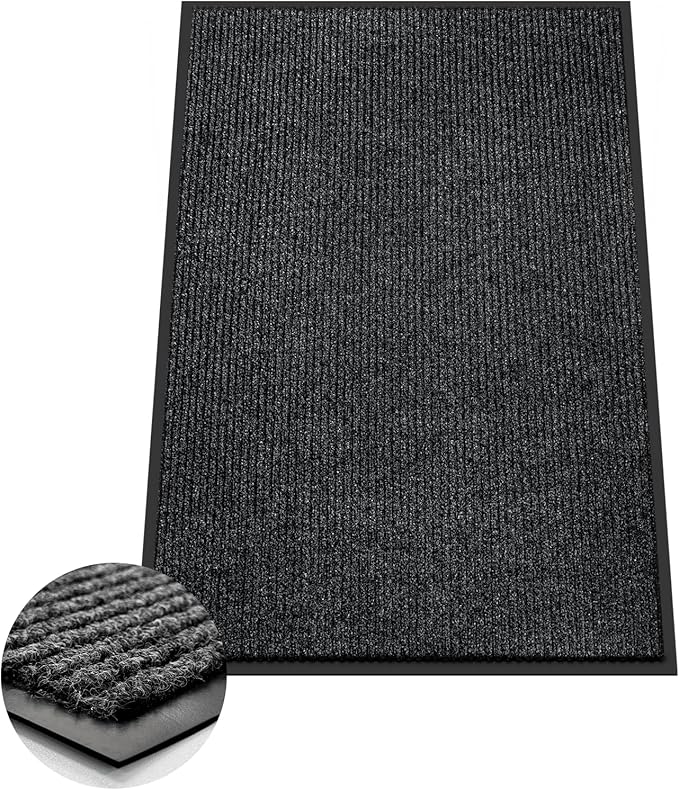 Azadx 2'x3' Front Door Mat Heavy Duty Indoor Outdoor Door Mat Non-Slip Backing Doormat for Entryway Stain and Fade Resistant Commercial Floor Mats Entry Mat Low Profile Welcome Door Mats