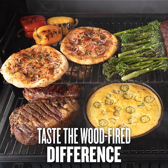 Traeger Grills Woodridge Electric Wood Pellet Grill and Smoker, Wi-Fi Temperature Control up to 500 Degrees, 860 Sq. In. Cooking Capacity, 6-in-1 for Outdoor Grilling, Smoking, and BBQ, TFB86MLH