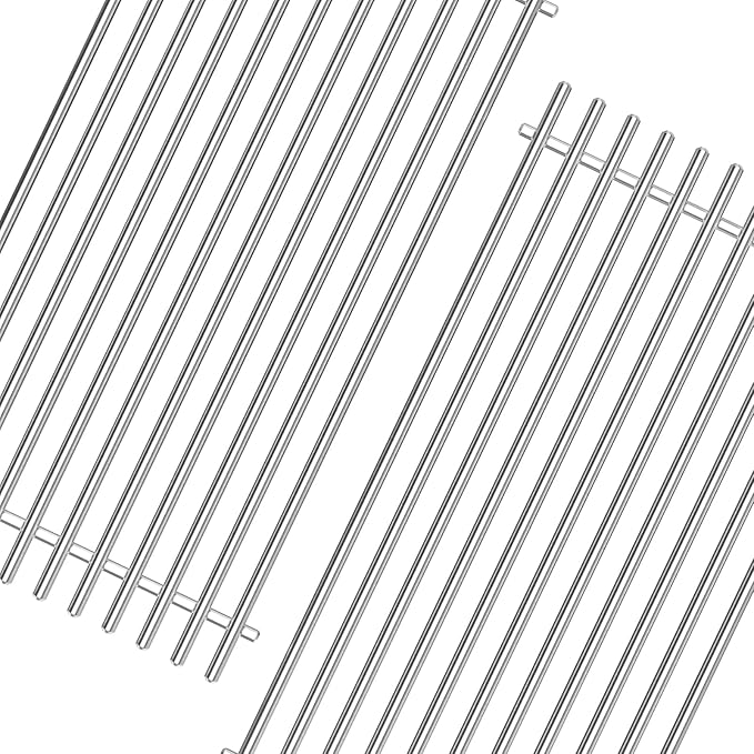 304 Stainless Steel Grill Grates for Charbroil Performance 463342119 463347017 463335517 463376017, Grill Grates Replacement for Char-Broil 463342118 463347418 463347519, G470-0003-W1 G470-0002-W1