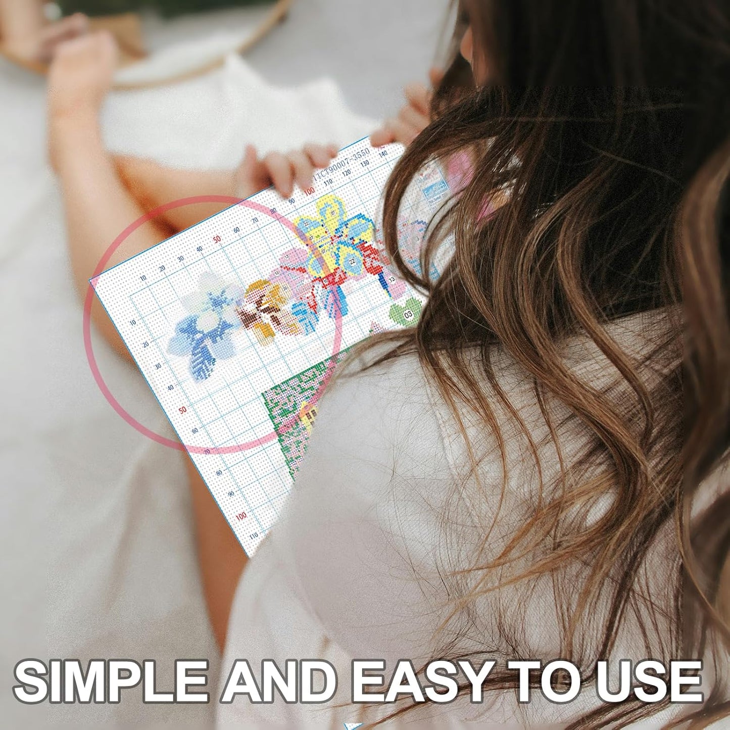 XuZBDia Love Style Cross Stitch Kits,16 x 19 Inches Embroidery Kit，11CT Mesh Cotton Fabric,Gift Box Packaging,Can Be Given As a Gift to Family or Friends