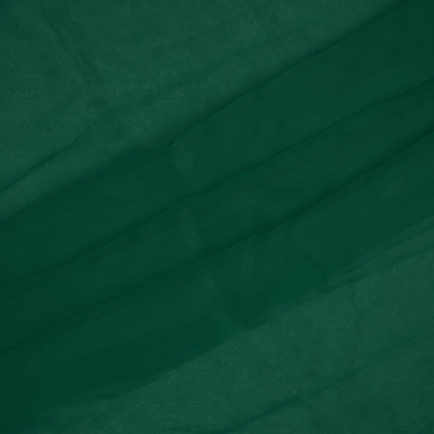 Organza Fabric 5 Yard Bridal Solid Sheer Organza Fabric Bolt for Wedding Dress, Fashion, Crafts, Decorations Silky Shiny Organza 44" - (5 Yard, Hunter Green)