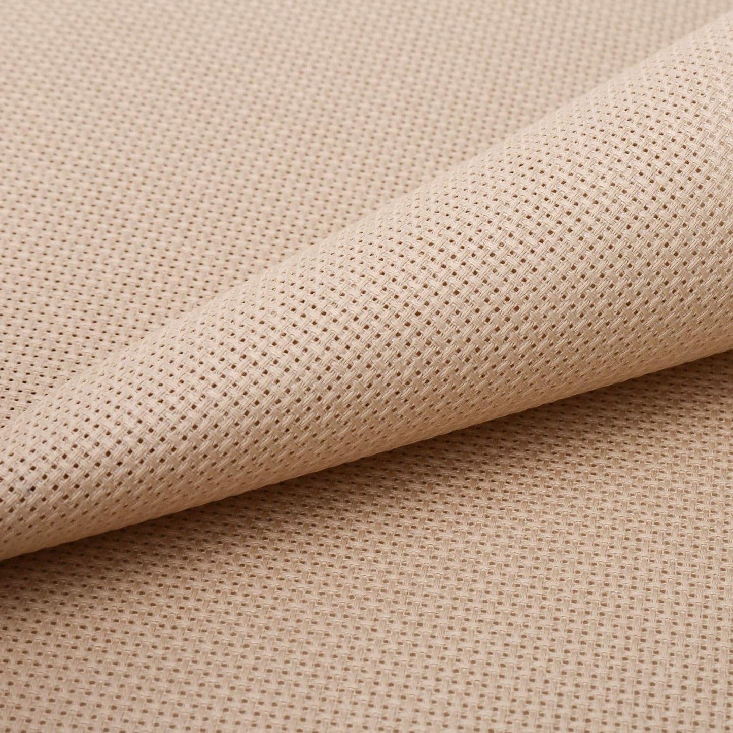 Aida Cloth 14 Count Cross Stitch Fabric,19×28inch (14CT, Tan)