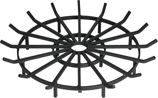 SteelFreak Heavy Duty Wagon Wheel Firewood Grate for Fire Pit - Made in The USA (36 Inch)