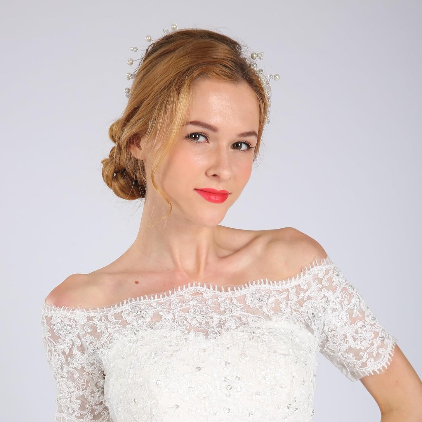 Seamless Photography Background Paper Roll, Blue Photo Paper Backdrop for Photography, Video and Streaming (Artic White, 82" x16')