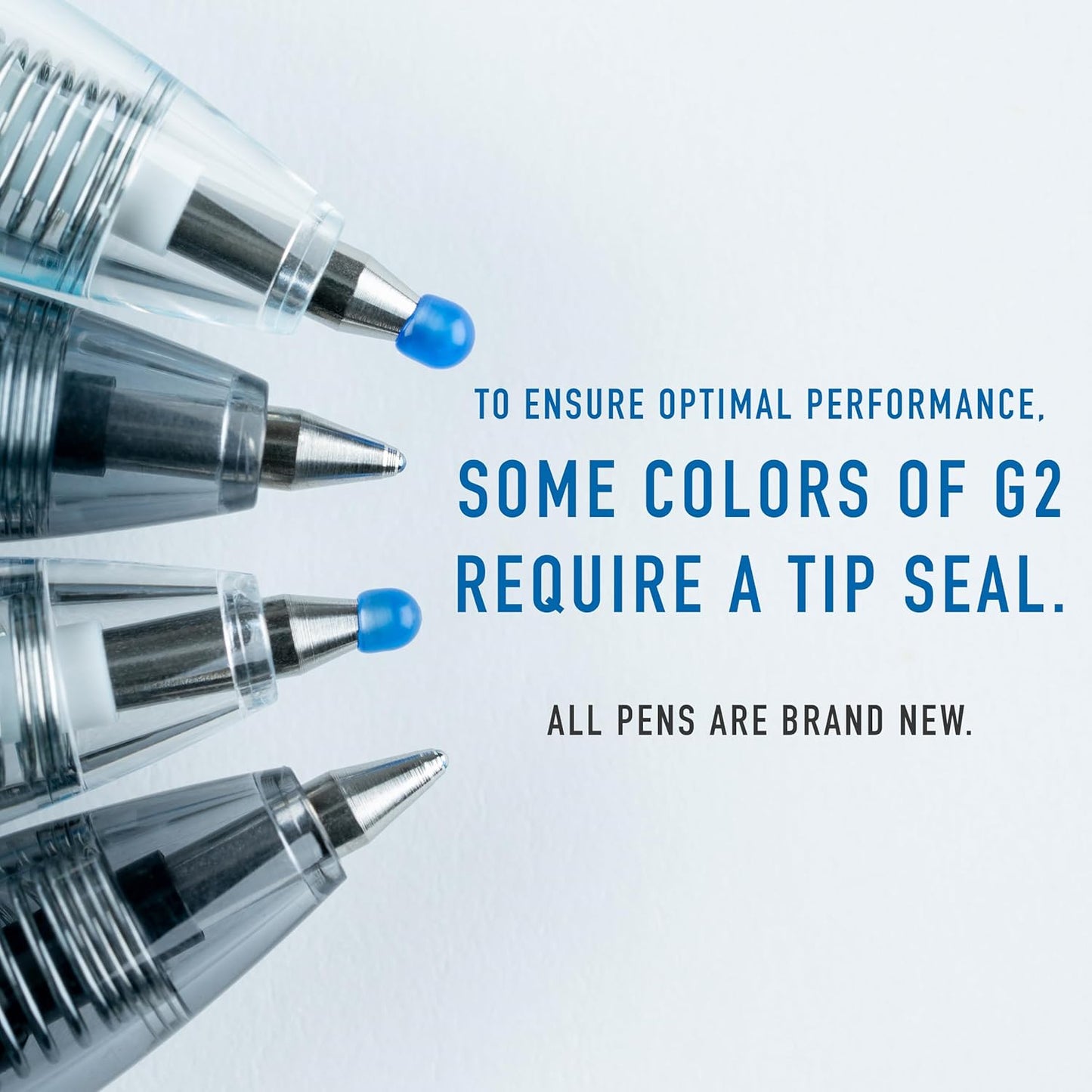 PILOT G2 Premium Gel Roller Pens, Fine Point Gel Pens, Boost Blue Pack, The Colors of Productivity, Assorted - Ideal for School, Journaling, & Office Writing